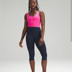 sonic pink align tank top